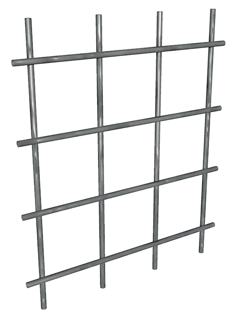 Rankgitter aus verzinktem Geflecht können zwischen Deco-Steinmauern und Deco-Steinsäulen verschraubt werden.
Die Oberfläche ist feuerverzinkt und die Enden verschweisst.
Das Rankgitter ist in verschiednen Massen verfügbar und wird zur Verstärkung optional gekantet.